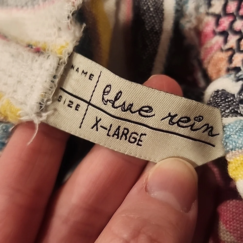 Blue Rein Linen Wide Leg Pants - Sixe XL - Picture 5 of 7